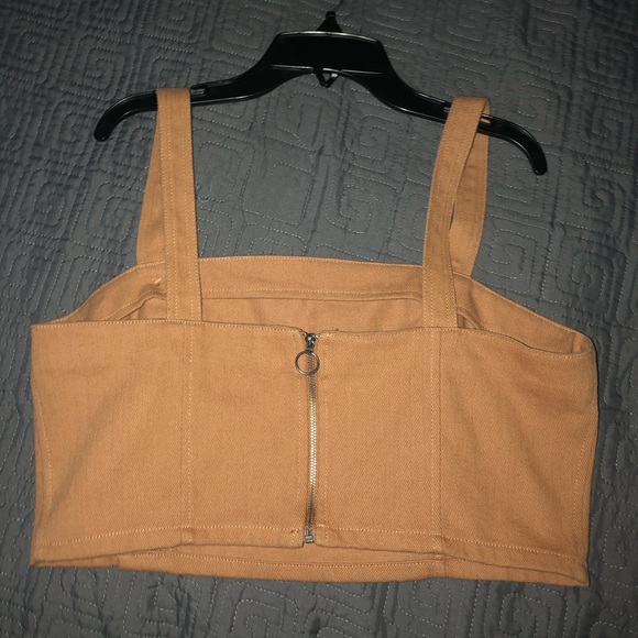 Brown crop top - Picture 2 of 2